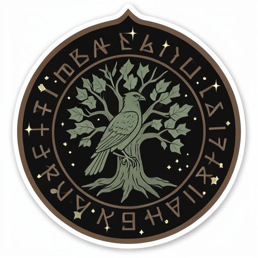 Norse mythology emblem